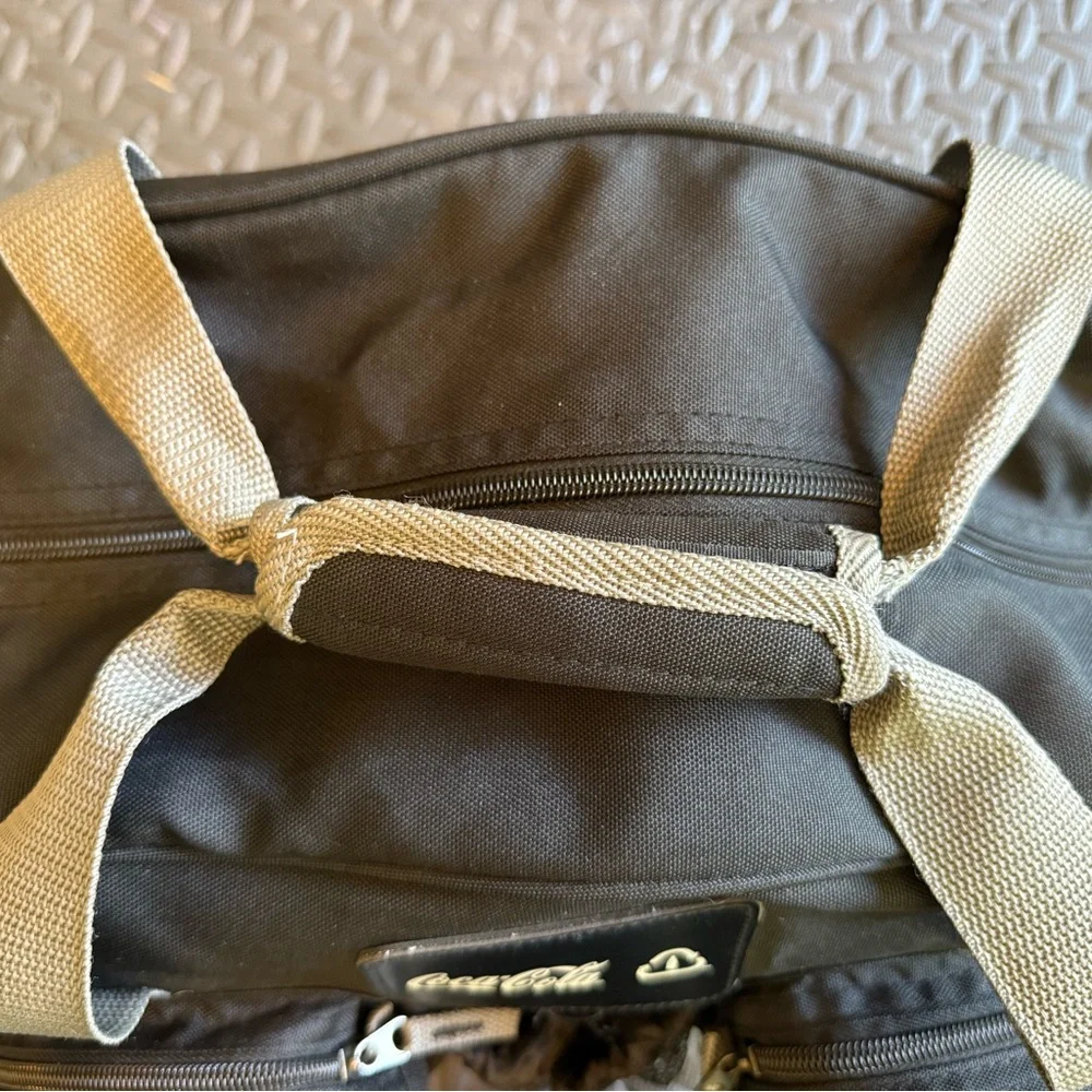 Coca Cola Black Recycle Theme Duffle Bag